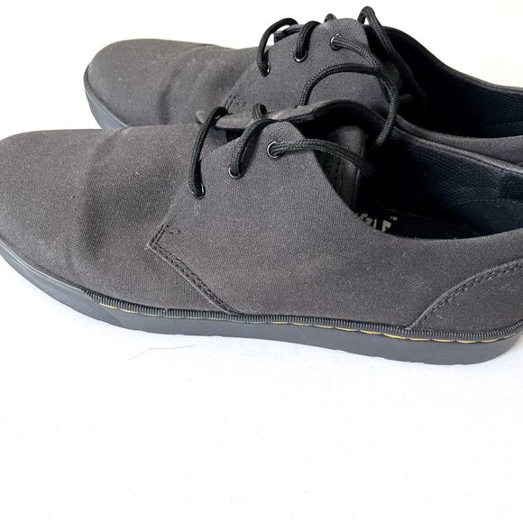 Dr Martens Cairo Low Leather Casual Shoes 11 Men's Black Lace Up - Picture 6 of 8